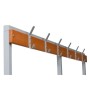 Banc pour vestiaires avec lattes en bois simple WOLFSTAHL Armoires ...