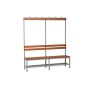 Banc pour vestiaires avec lattes en bois simple WOLFSTAHL Armoires ...