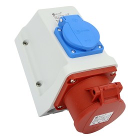 KOMBI WANDSTECKDOSE 16A TP ELECTRIC Stromverteiler