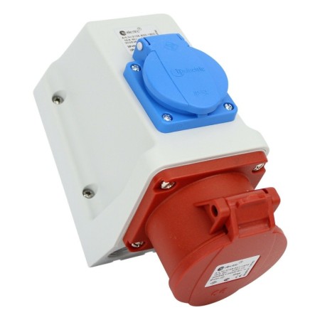 KOMBI WANDSTECKDOSE 16A TP ELECTRIC Stromverteiler