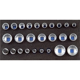 Gedore Aussen-Sechskant Steckschlüsseleinsatz-Set 26 Teilig 1/2" (12.5 Mm)
