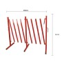 Absperrgitter - Scherengitter aus Stahl rot/weiss SIGNA Faltsignal