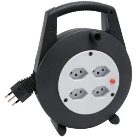 Vario Line Kabelbox 4-fach Schwarz/Schwarz/Lichtgrau 10m H05VV-F 3G1,0 *CH*