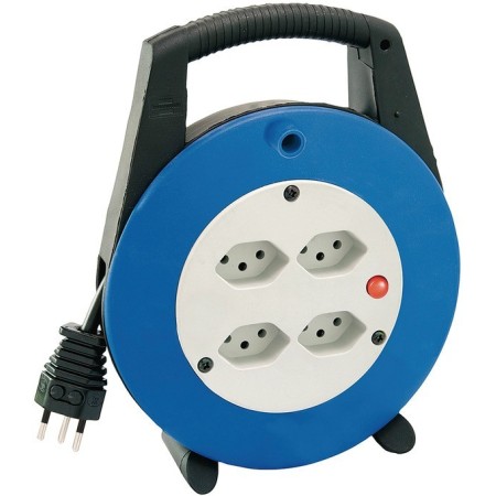 Vario Line Kabelbox 4-fach Schwarz/Blau/Lichtgrau 15m H05VV-F 3G1,0