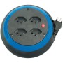 Comfort Line Kabelbox 4-fach / Mini-Kabeltrommel (Indoor-Kabeltrommel für Haushalt, 4m Kabel)