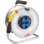 Kabeltrommel Garant SK 290, 4x T13 Steckdosen, T12 Stecker, Kabel 50m AT-N07V3V3-F 3G1,5 gelb, CH Stecksystem IP21