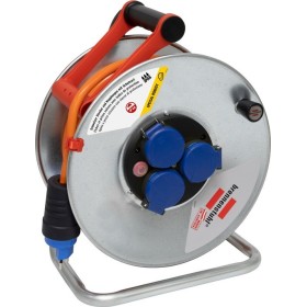 Kabeltrommel Garant SK 290, 3x Steckdosen T13, Stecker T13, Kabel 33m AT-N07V3V3-F 3G2,5 orange, CH Stecksystem IP55