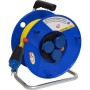 Kabeltrommel BAT 290, 3x T13 Steckdosen, T13 Stecker, Kabel 50m AT-N07V3V3-F 3G1,5 gelb, CH Stecksystem IP55