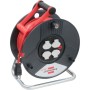 Kabeltrommel Garant ST 290, 4x T13 Steckdosen, T12 Stecker, Kabel 33m H05VV-F 3G1.5 rot