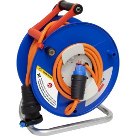 Gerätekabeltrommel Garant G 320, T13 Kupplung, T13 Stecker, Kabel 60m AT-N07V3V3-F 3G1,5 orange, CH Stecksystem IP55