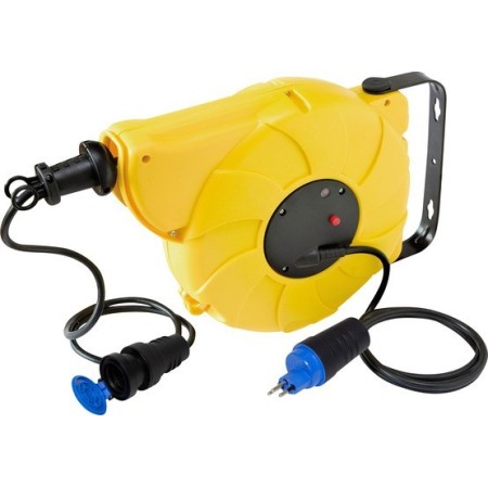 Automatic-Box Electric für Ausseneinsatz, CH Stecksystem IP55, T13 Kupplung, T13 Stecker, Kabel 20+1,5m H07RN-F 3G1,5, schwarz