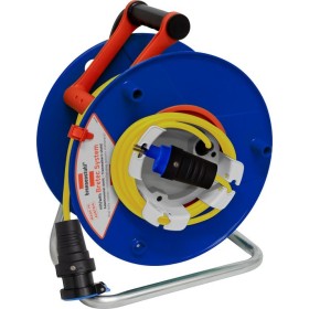 Gerätekabeltrommel Super Solid G Bretec 290, T13 Kupplung, T13 Stecker, Kabel 33m AT-N07V3V3-F 3G1,5 gelb, CH Stecksystem IP55