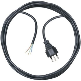 Kunststoff-Anschlusskabel für den Innenbereich (Anschlusskabel mit 5m Kabellänge, mit angespritztem Stecker)