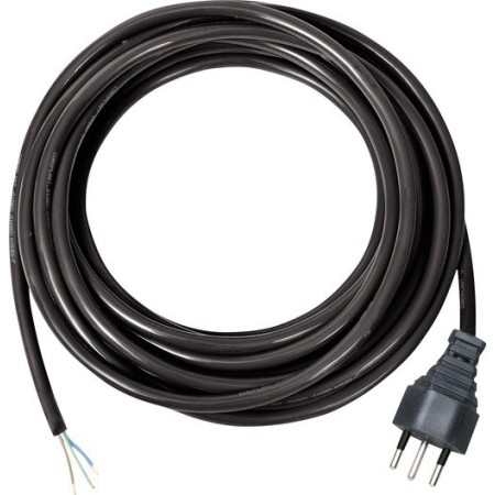 Gummi-Neopren-Anschlusskabel für den Aussenbereich (Anschlusskabel mit 5m Kabellänge, mit angespritztem Stecker)