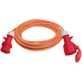 CEE-Verlängerung 400V/16A 15m H07BQ-F 5G2.5, orange IP44