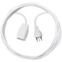 Qualitäts-Kunststoff-Verlängerungskabel (Verlängerungskabel für innen mit 5m Kabel) weiss