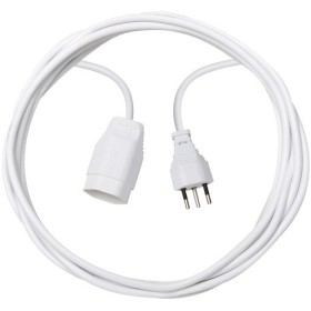 Qualitäts-Kunststoff-Verlängerungskabel (Verlängerungskabel für innen mit 5m Kabel) weiss