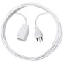 Qualitäts-Kunststoff-Verlängerungskabel (Verlängerungskabel für innen mit 5m Kabel) weiss
