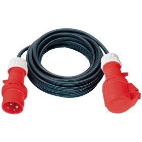 CEE Verlängerungskabel 5-polig IP44 10m schwarz H05VV-F 5G1,5