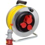 Kabeltrommel BAT SK 290, 2x T25 Steckdosen (IP55), 1x CEE-Steckdose 400V/16A, CEE-Stecker 400V/16A, Kabel 25m gelb