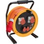 Brobusta CEE Kalbeltrommel 380 für Ausseneinsatz, CH Stecksystem IP55, 2x T25 Steckdosen, 2x CEE Steckdosen