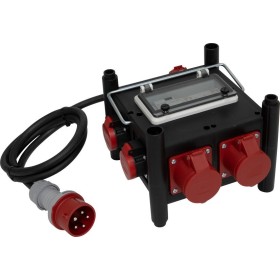 Kompakter Stromverteiler BSV 3/32 SI für Ausseneinsatz, CH Stecksystem