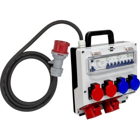 Wandverteiler 16A für Ausseneinsatz, CH Stecksystem IP55
