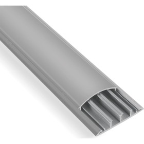 1 Carton Conduits câbles de sol PVC demi-ronde 2m gris WOLFTOOL Acc...