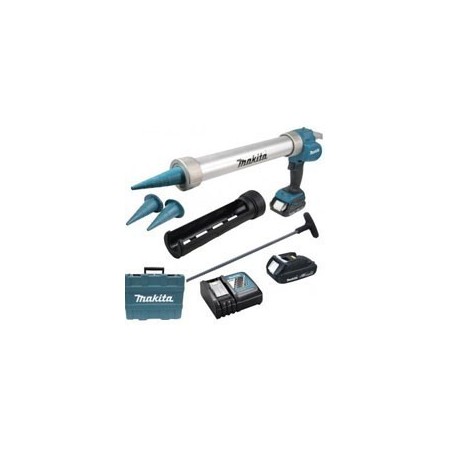 Makita DCG180RYEX Akku-Kartuschenpistole 18V + Zubehör + 2x Akku 1,...