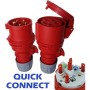 Quick-Connect CEE 32A STECKER & KUPPLUNG SET TP ELECTRIC Stecker & ...