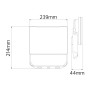 LED Rahmenloser Projektor PEGASUS-100 100W 6400K Schwarz IP65