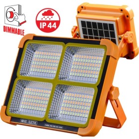 Projecteur solaire LED 400W dimmable, sélectionnable CCT 2391lm  Éc...