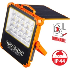 Projecteur solaire LED 800W dimmable, sélectionnable CCT 2733lm  Éc...