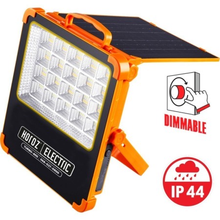 Solar LED-Strahler 800W Dimmbar, Wählbar CCT 2733lm  Beleuchtung