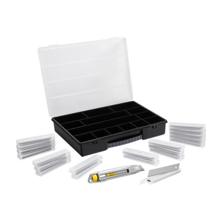 STANLEY Klingen-Vorratspack mit 200 Abbrechklingen 18mm und Interlo...