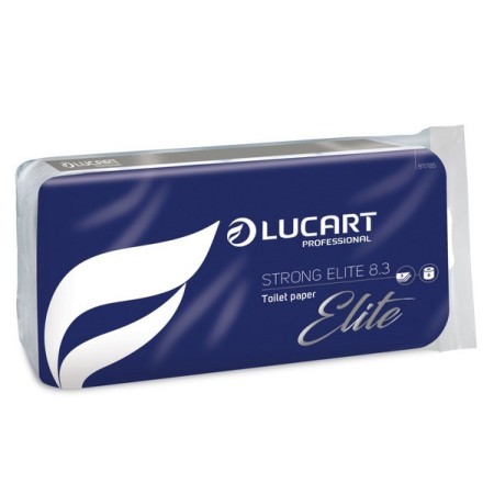 Lucart Strong Elite 8.3 Comfort Toilettenpapier Kleinrollen 72 Rollen (9 x 8)