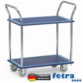 Fetra Ganzstahl-Tischwagen, mit zwei Böden aus Stahlblech FETRA Wagen