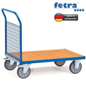Fetra Stirnwandwagen mit Stirnwand aus Drahtgitter FETRA Wagen