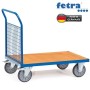 Fetra Stirnwandwagen mit Stirnwand aus Drahtgitter FETRA Wagen