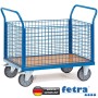 Fetra Vierwand-Stirnwandwagen mit Stirnwand aus Drahtgitter FETRA W...