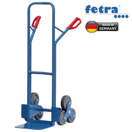 Fetra Treppenkarre Stahl, 2 dreiarmige Rad-Sterne, 200 kg Tragkraft...