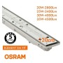 OSRAM LED-Chip Feuchtraum-Wannenleuchte 120cm (35W-30W-25W-20W Einstellbar) 5000K