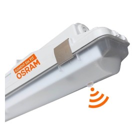 OSRAM LED-Chip Feuchtraum-Wannenleuchte 120cm PIR-Sensor (35W-30W-25W-20W Einstellbar) 5000K