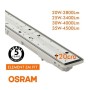 OSRAM LED-Chip Feuchtraum-Wannenleuchte 120cm PIR-Sensor (35W-30W-25W-20W Einstellbar) 5000K