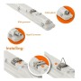 OSRAM LED-Chip Feuchtraum-Wannenleuchte 120cm PIR-Sensor (35W-30W-25W-20W Einstellbar) 5000K