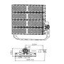 LED Flutlichtstrahler 1200W PHILIPS Xitanium STADIUM 5000K