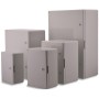 ABS Schaltschrank Hellgrau inkl. Montageplatte TP ELECTRIC Sicherun...