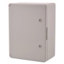 ABS Schaltschrank Hellgrau inkl. Montageplatte TP ELECTRIC Sicherun...