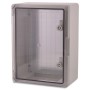 ABS Schaltschrank transparent inkl. Montageplatte TP ELECTRIC Siche...
