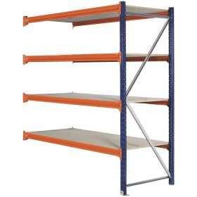 RACK DE STOCKAGE ÉLÉMENT SUIVANT 2m haut. / 80cm prof. WOLFSTAHL Ét...